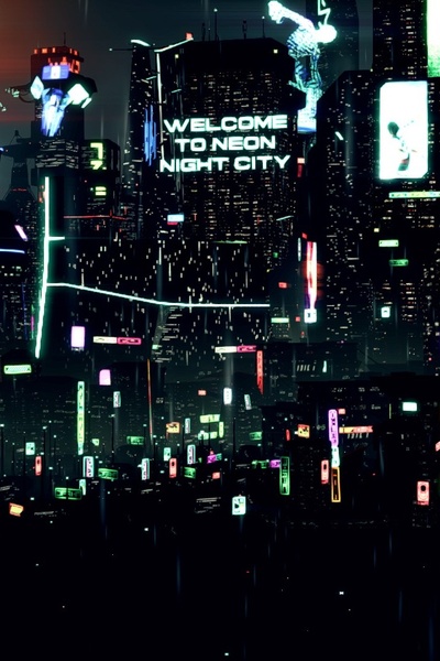 Neon Night City - A Glitchheart Universe