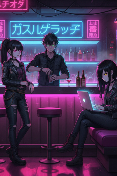 Los hermanos Graves de pueblerinos a Cyberpunks[español]